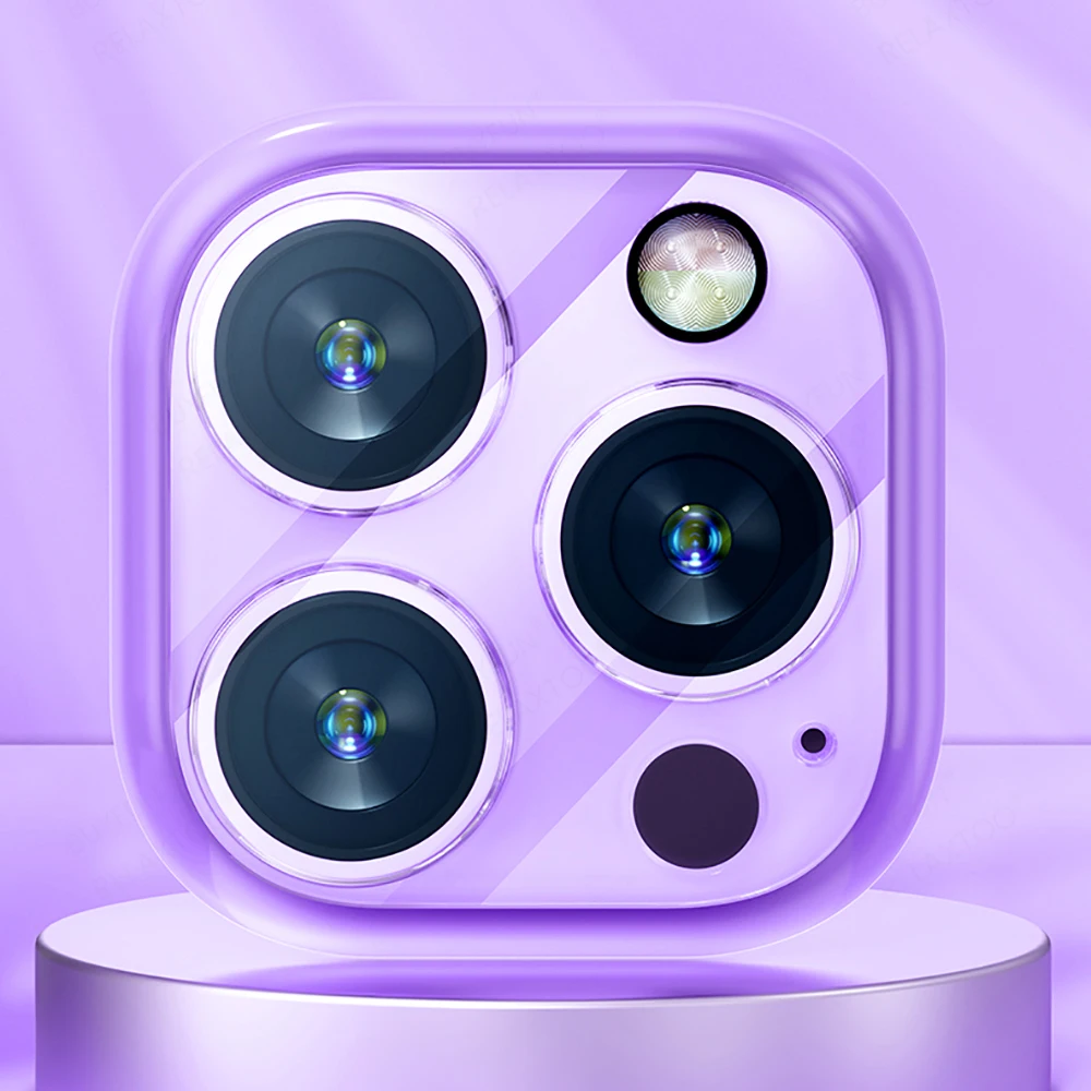 2PCS For iPhone 16 Pro Max Camera Lens Film Tempered Camera Protector For Apple iPhone16 16pro 16ProMax 16 Plus 3D Lens Glass