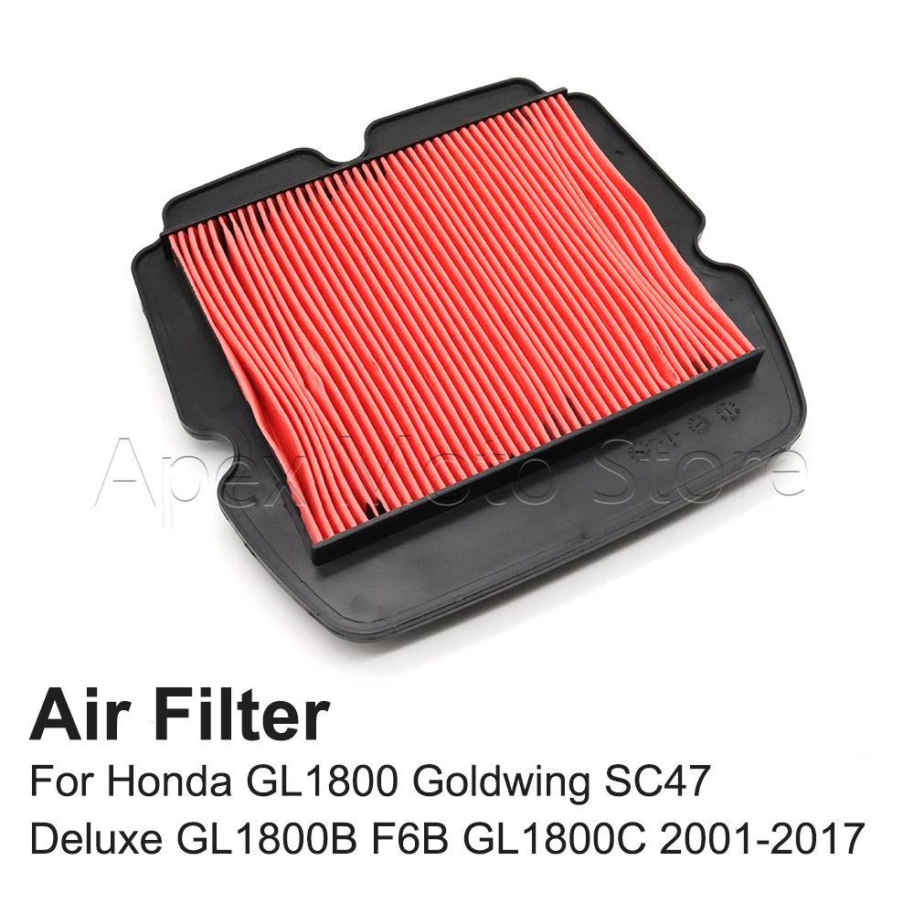

Motorcycle Accessories Air Filter Intake Cleaner For Honda GL1800 GL1800B GL1800C Goldwing SC47 ABS Deluxe F6B Valkyrie