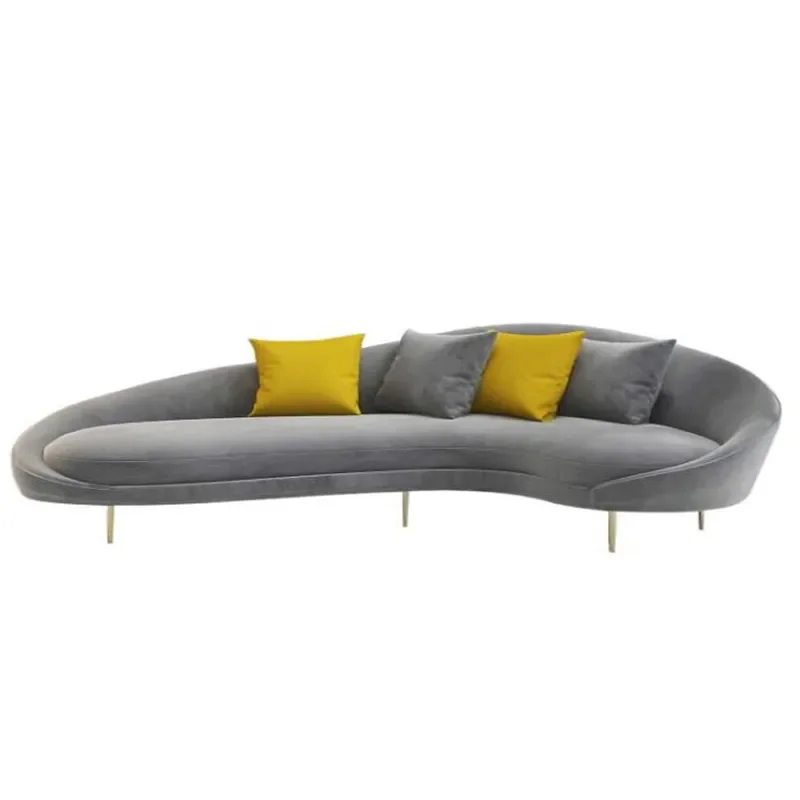 Nordic Office Moon Sofa, Business Meeting Personality Creative Coffee Table Combination Sofa