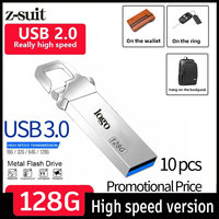ZSUIT HUKO USB Pen Drive 8GB Memory Stick Usb Flash Drive Metal U Disk 128Gb Usb 3.0 Stick Gift Mobile Phone Car USB Stick