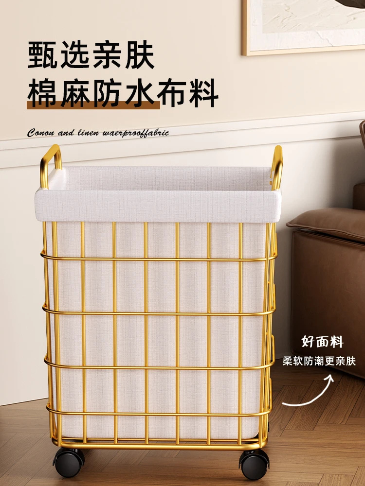 

Dirty clothes basket High value dirty clothes storage basket Large capacity household dirty basket Bathroom