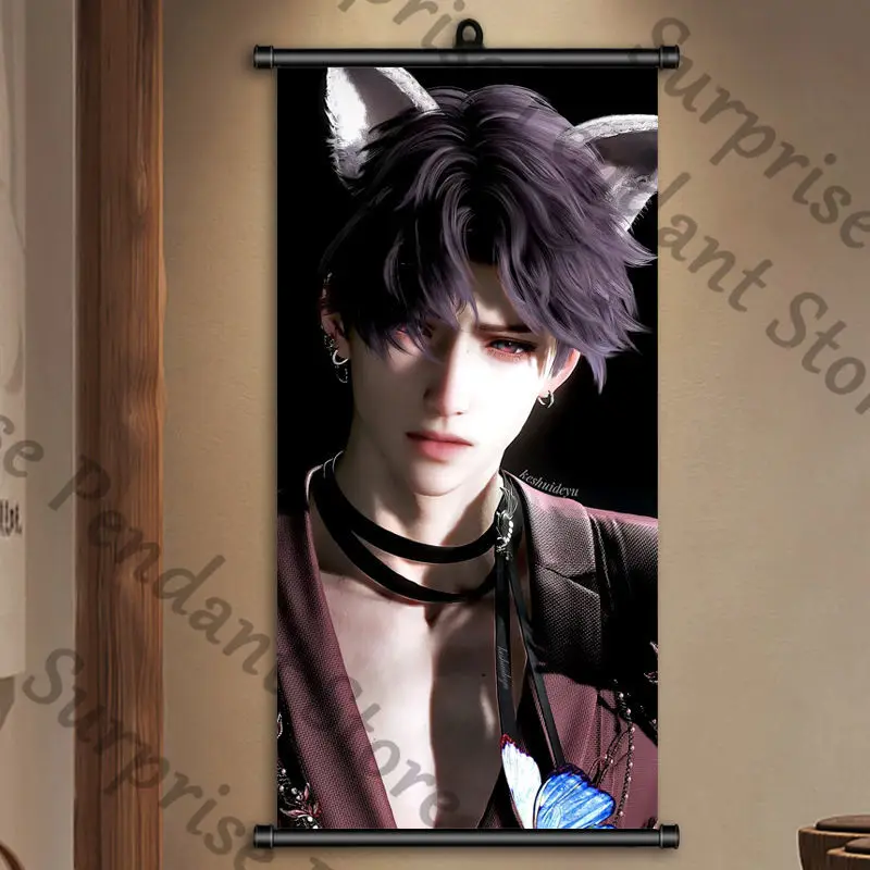 الحب والمساحة العميقة ملصق التمرير جدار اللوحة هدية أنيمي سيلوس رافاييل 	   زين كزافييه أمبيطوس ديكور