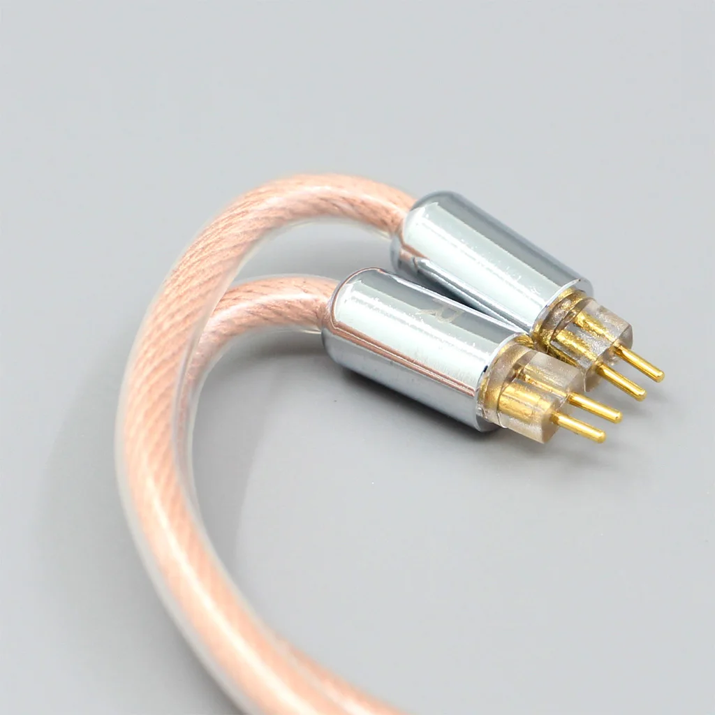 Type6 756 core Shielding 7n Litz OCC Earphone Cable For DUNU DM480 DM-480 SA3 SA6  Gorilla Ears Noble Audio Lime Ears