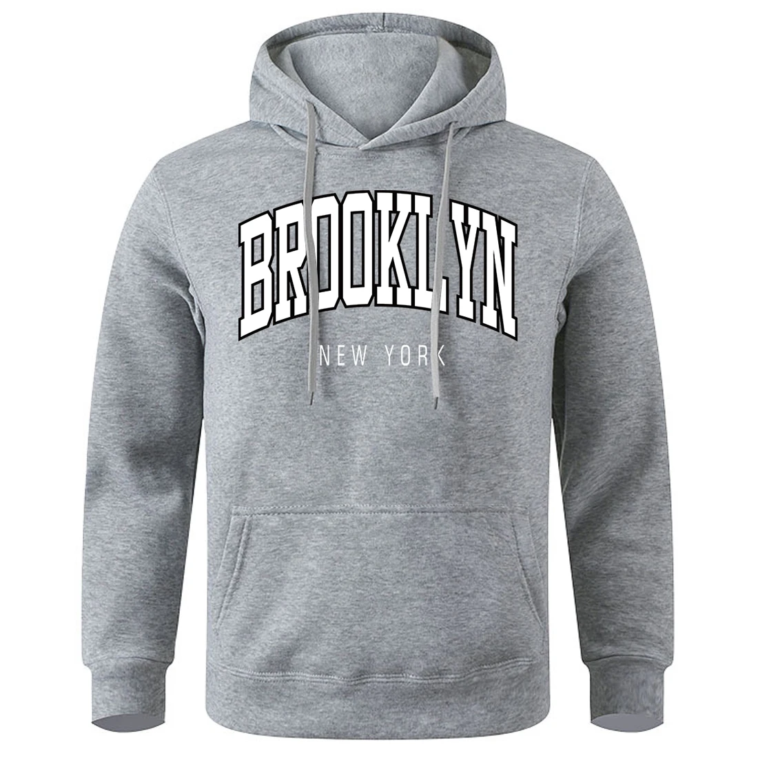 Brooklyn New York Printed Hoodies Men Sports Breathable Comfortable Hoody Classic Retro Streetwear Casual Novelty Fashion Hooded