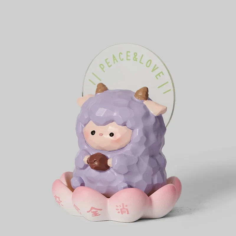 تخفيف التوتر مكتب مكتب ديكور الأغنام تمثال الملل المغفل عاطفيًا محطة عمل مستقرة ألعاب حيوانات صغيرة هدية