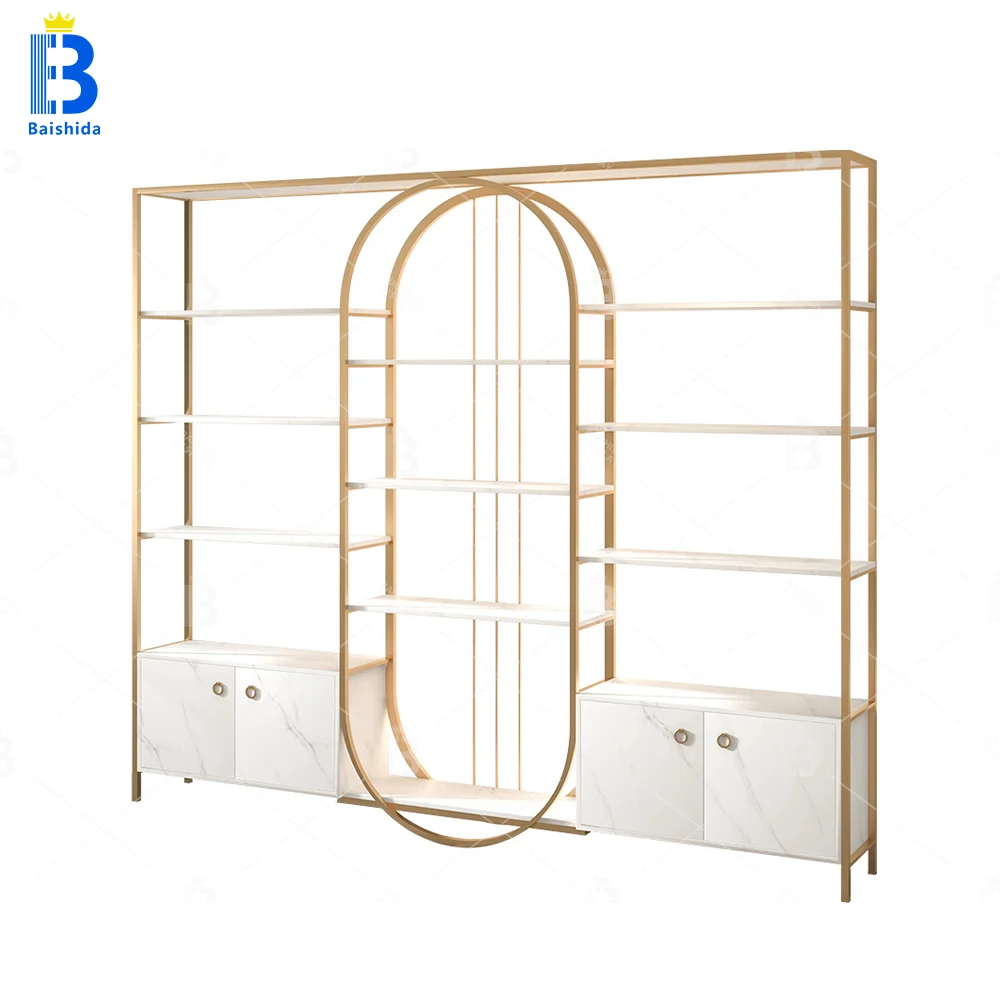 Custom.Skin Care Store Display Rack Salon Store Display Cabinet Custom Shopping Mall Furniture Window Design