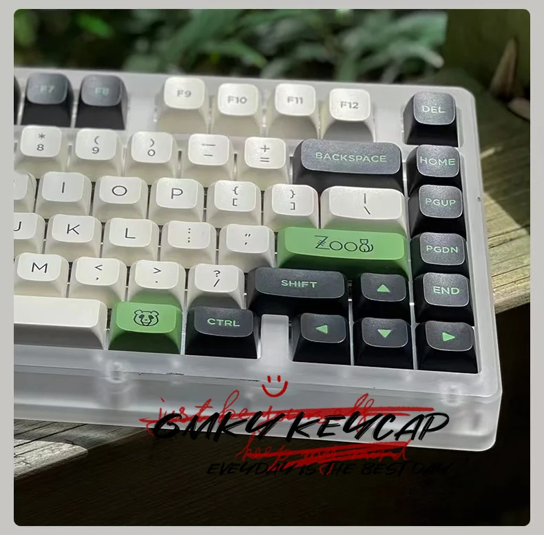 Imagem -06 - Gmky-mda Olivia Double Shot Keycaps Abs Flip Pbt Keycaps Teclado Mecânico Interruptor mx