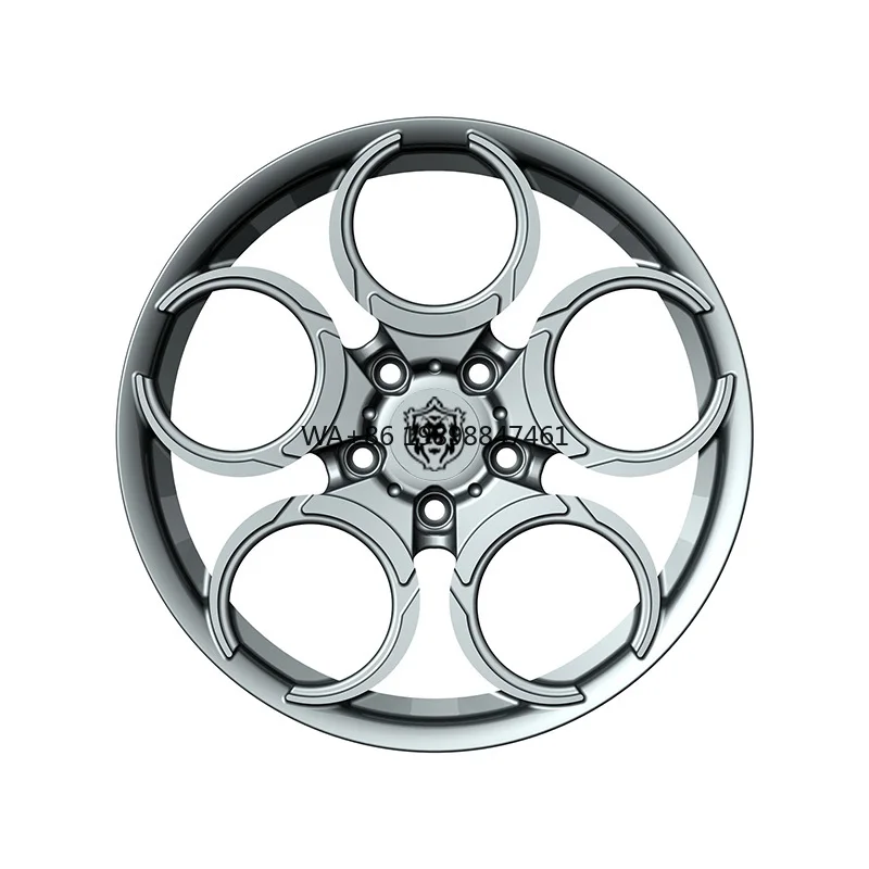 Alloy CNC Machined Fully Painted Hot Promotional New Design Sport Rims 19 20 Inch Gun Grey Custom Forged Aluminum Alloy