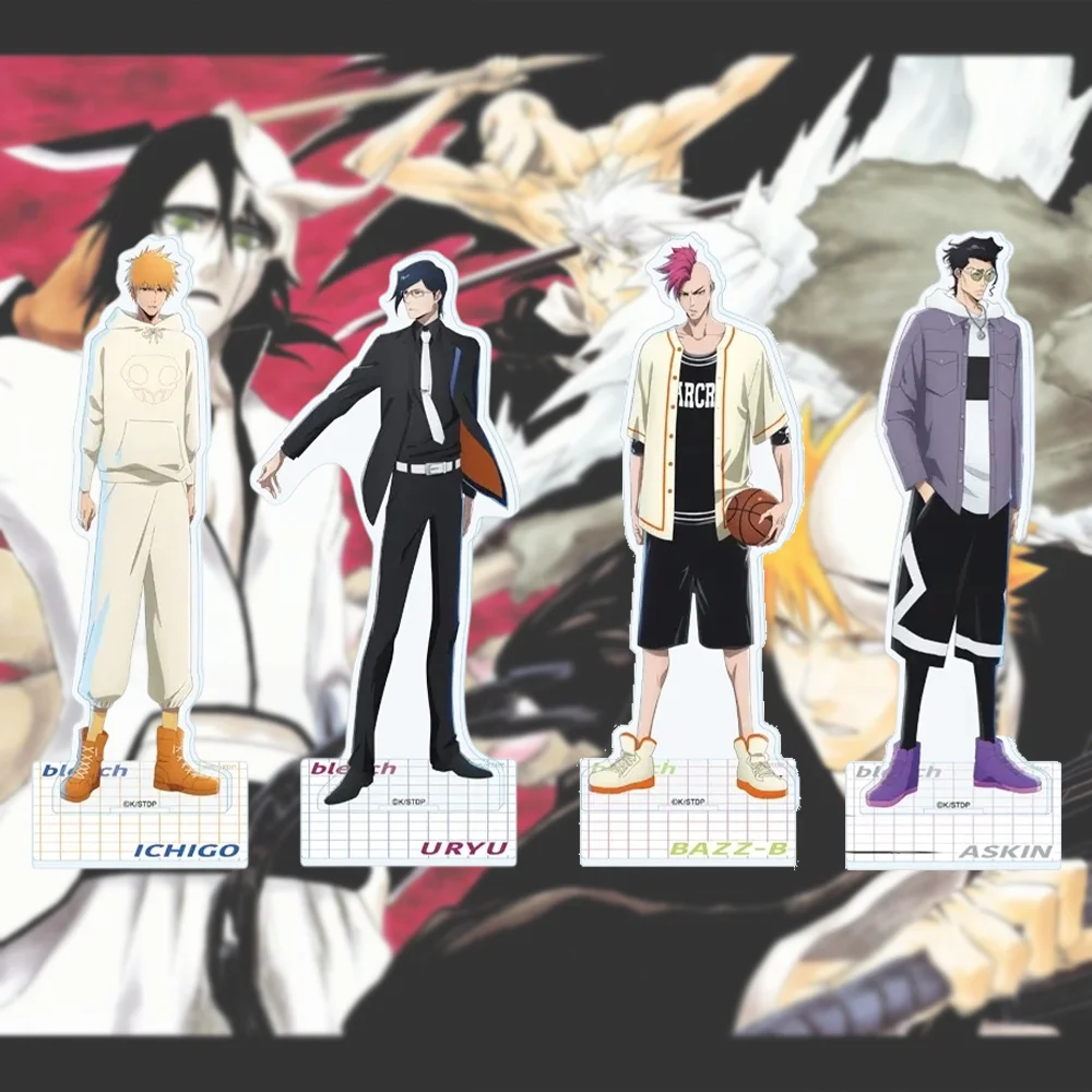 BLEACH 15cm Acrylic Stand Keychain Uryu Ishida Bazz‑B Desk Decor Collection Display  graduation present