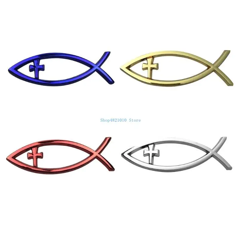 

T3LF Спаситель Ichthys Fish Car Sticker