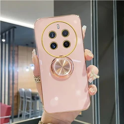 Diamond Bling Ring Holder Case On For Oppo Realme 12 Pro Plus Realme12 Stand Cover