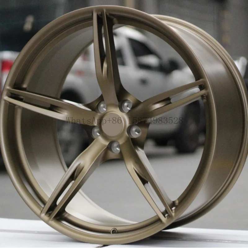 

171-inch Brushed Gold Aluminum Alloy High-Forced Forged Wheel Hub6061Suitable for all types of vehicles