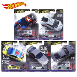 2024 Hot Wheels Car Culture Slide Street 2 Toyota GR Corolla Nissan 240SX Lamborghini Huracan Ford Mustang 1/64 modello di auto giocattolo