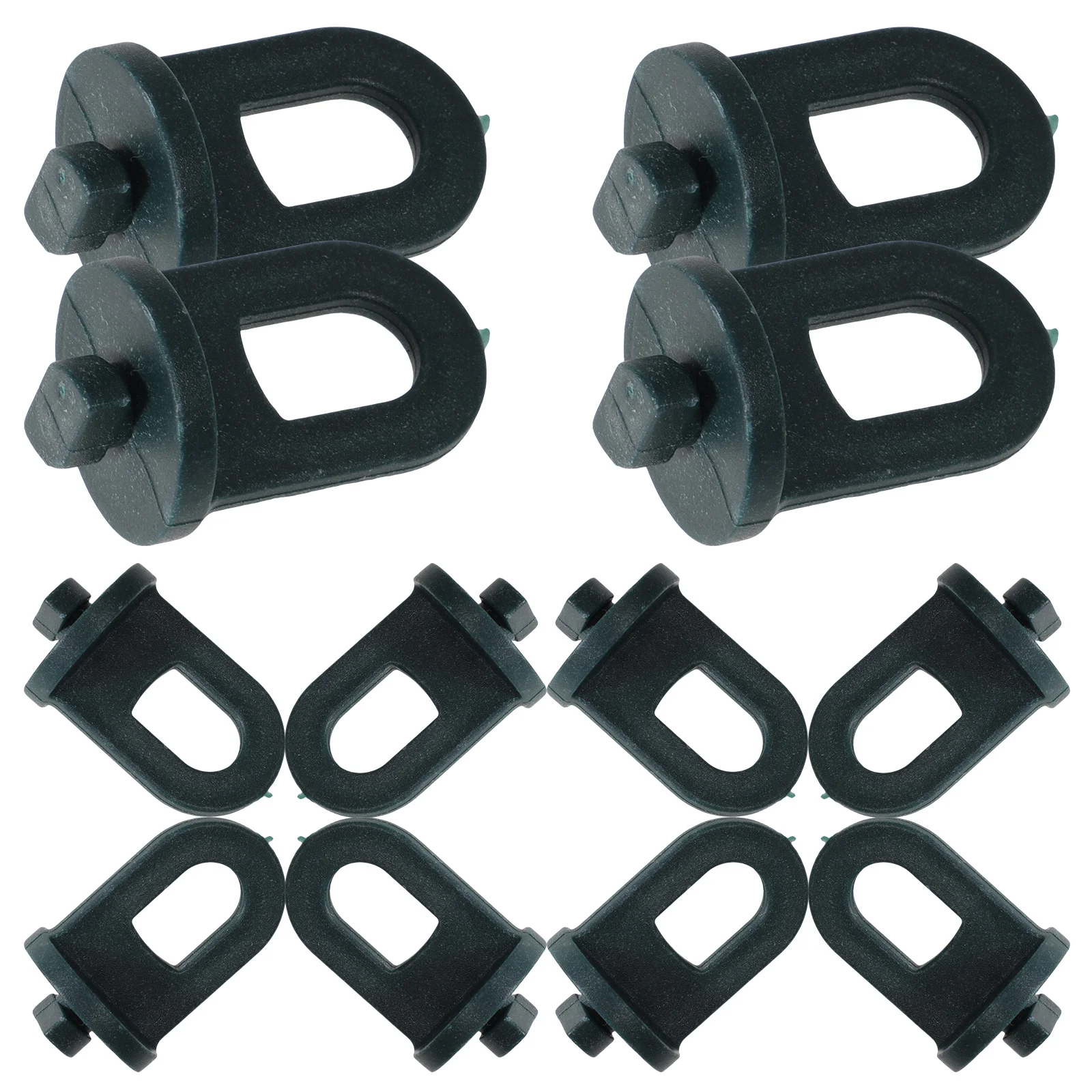 100 Uds Clips para invernadero herramienta giratoria plástico duradero fácil instalación para macetas accesorios accesorios para casa verde