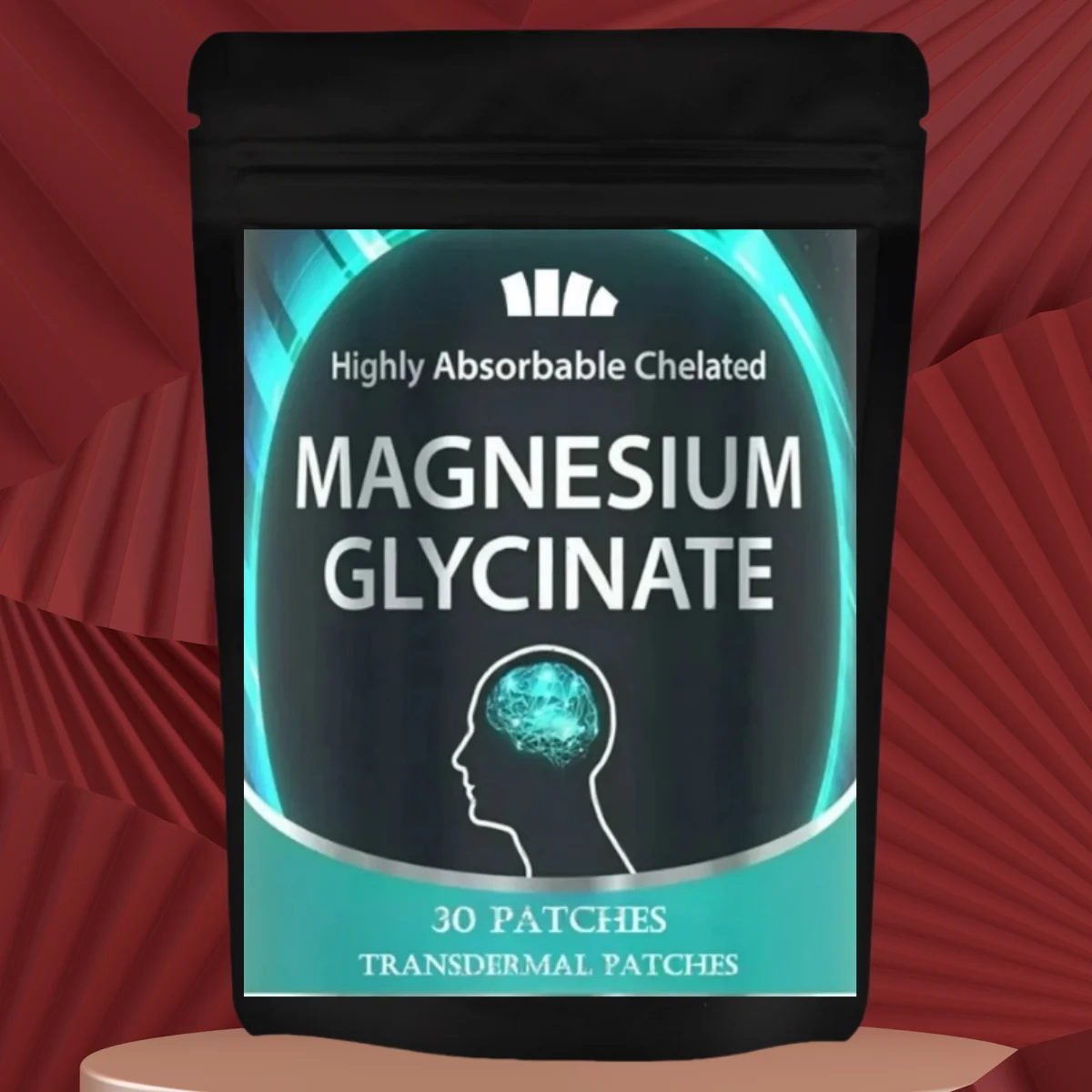 

Magnesium Glycinate Transdermal Patches for Stress, Nerves, Sleep, Muscles, Metabolism 30 Patches