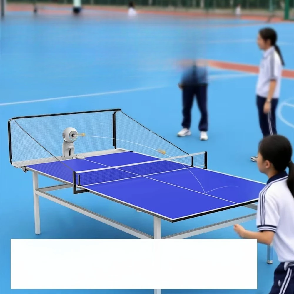 Intelligent PUSUN DORA Table Tennis Robot Ping Pong Robot with 150 Balls and Racket and Picker for Indoor Trainer