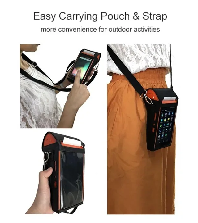 Versatile Portable Android POS Terminal Perfect For Food Delivery Hotels Taxis And More!