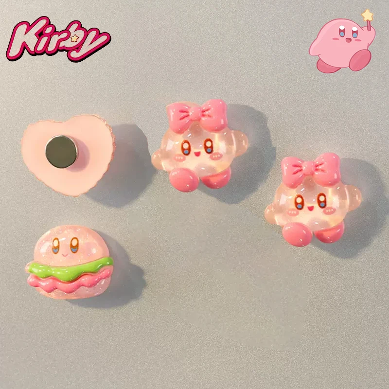 

Подвески Kirby Catoon из смолы, женские серьги, украшение с плоским основанием, милый кулон, браслеты «сделай сам», брелок, плавающие аксессуары