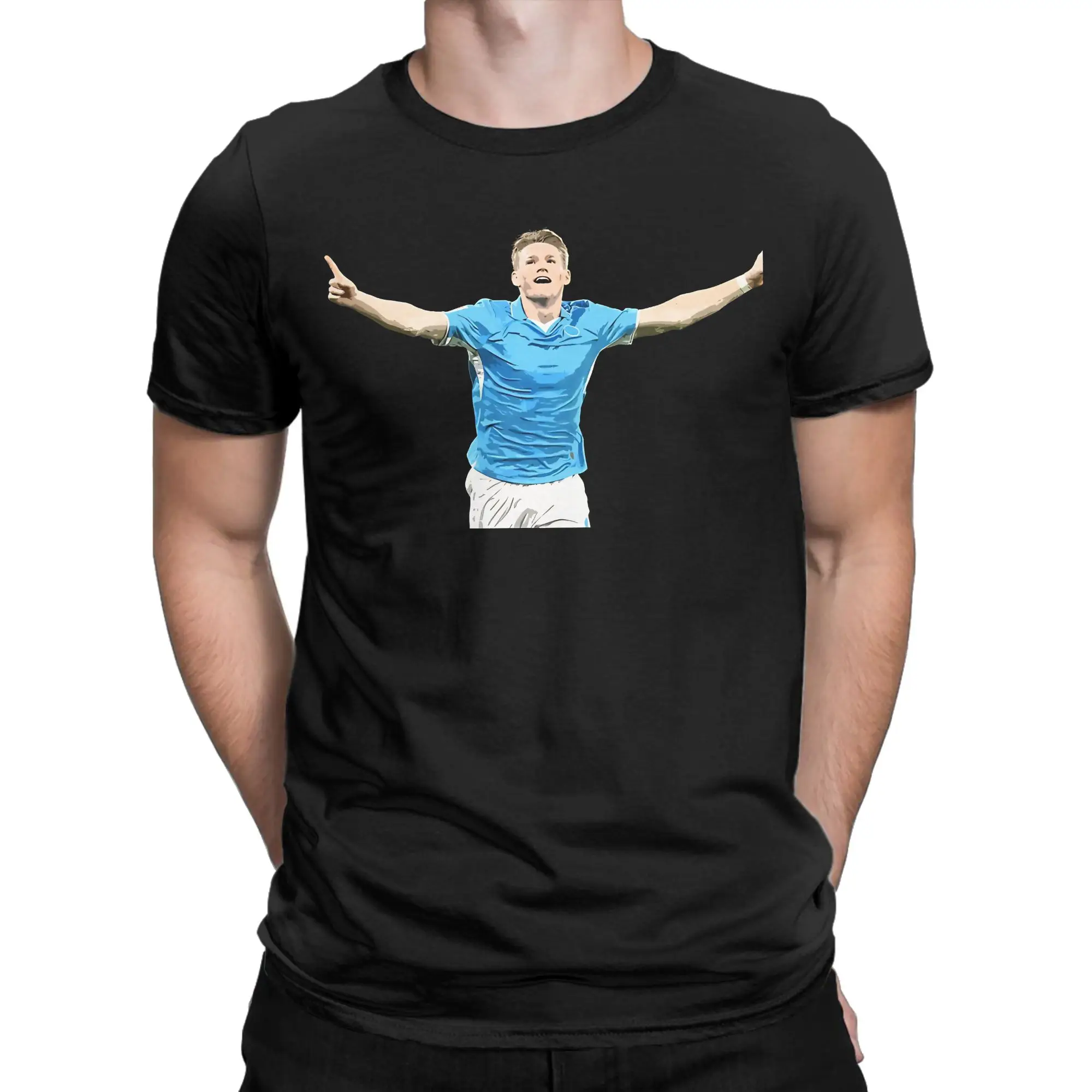 Camisetas McTominays da Escócia para Homens e Mulheres, Roupas de Algodão para Fãs de Futebol, Camiseta de Manga Curta Plus Size