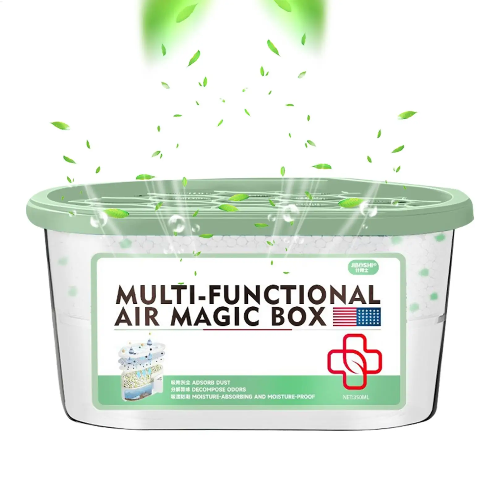 Color Changing Moisture Absorber 110g Refillable Box for Car Closet Bathroom, Home RV Basement Essential