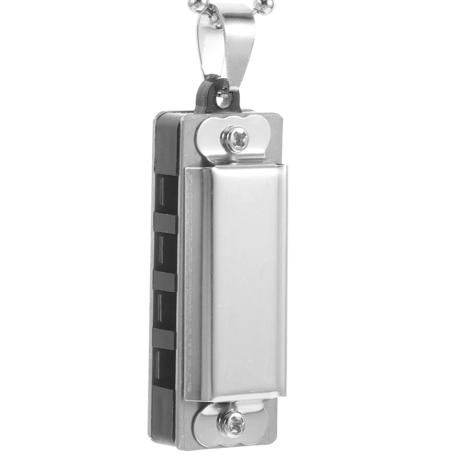 Mini Harmonica Necklace Functional Sound Producing Harmonica Pendant Exquisite Crafted Musical Instrument Jewelry for Music