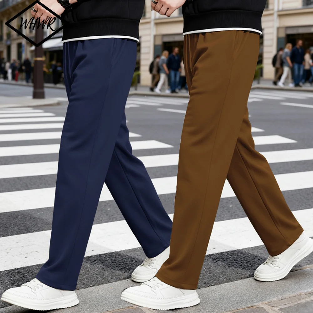 

Мужские прямые брюки свободного кроя для спорта и отдыха, для бега, тренировок, джоггинга, длинные спортивные штаны, спортивные брюки для зала, джоггеры, спортивные штаны