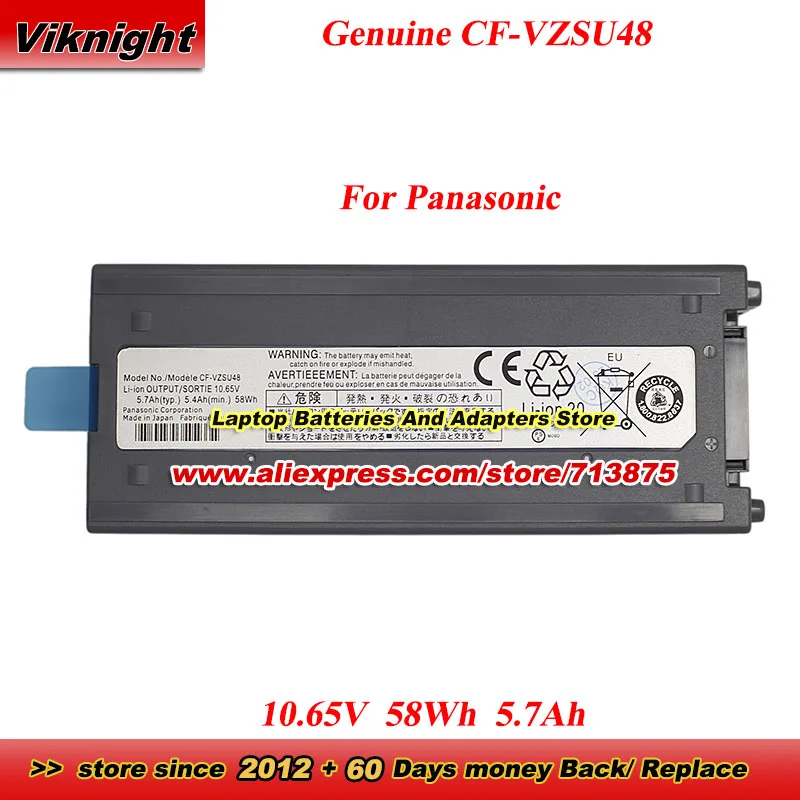 

Genuine CF-VZSU48 Battery CF-VZSU48U for Panasonic CF-19 CF19 CF-18 CF-19FHG55NL CF18K CF19RMRAX1M CF-19MK CF-19LDRZX6M CF-20