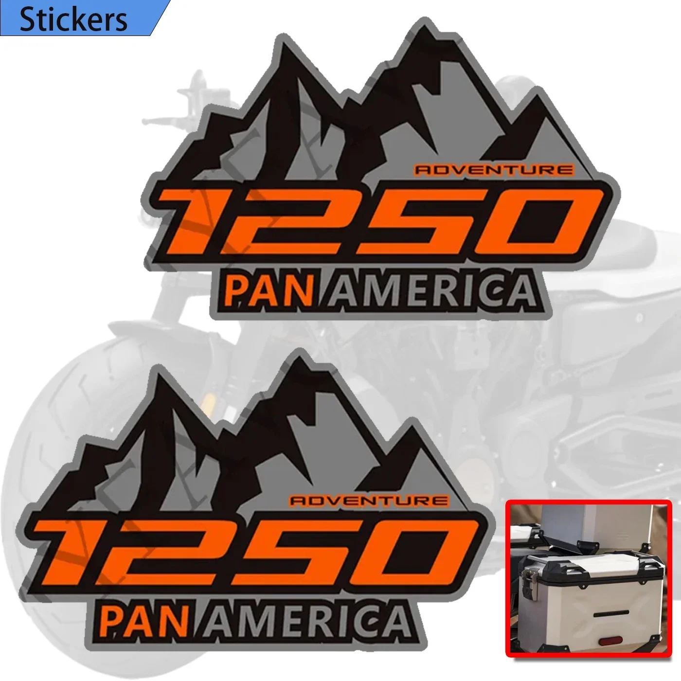 Motorcycle Decals For HARLEY Pan America 1250 Aluminum Luggage Cases Trunk Panniers Protector Adventure