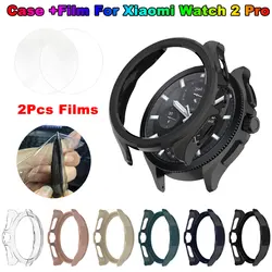 2-in-1 Protective Cover + Screen Protector For Xiaomi Watch 2 Pro Smart Watch Case Shell Bumper For Mi Watch2 Pro Protector Film
