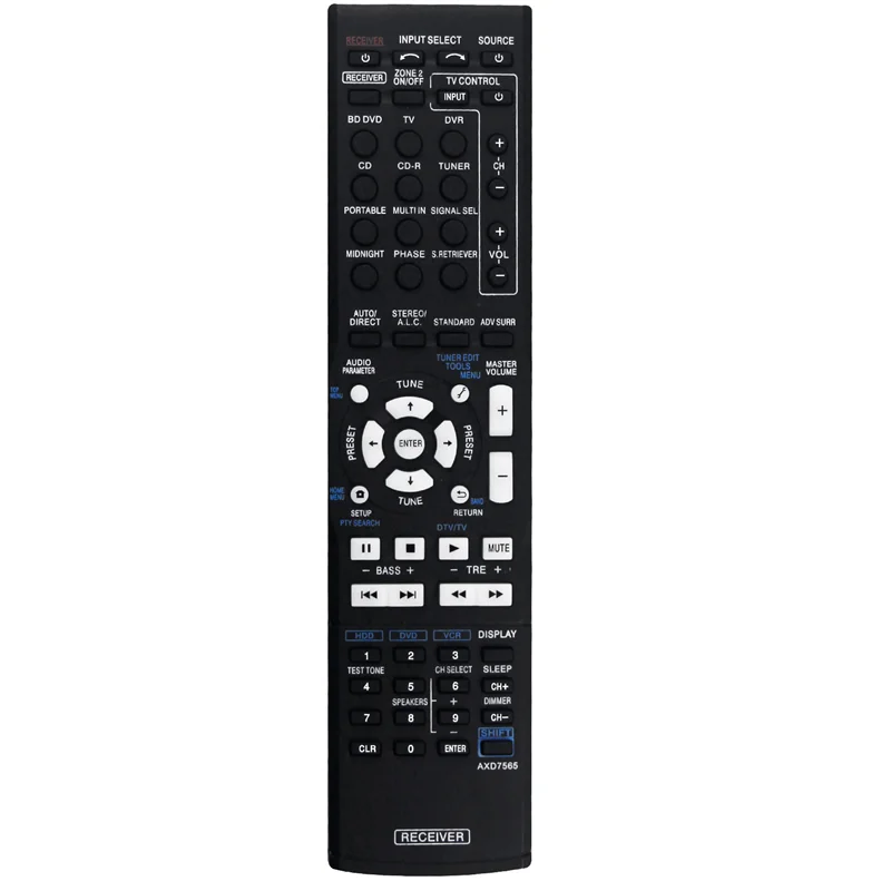 OIIRGO-AXD7565 Replace Remote for Pioneer VSX-324-K AXD7565 VSX-819H VSX-828-S VSX-921 Home Theater Audio Video Receiver System