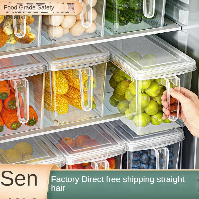 

Refrigerator storage box food-grade fresh-keeping box kitchen vegetables, fruits and eggs storage box