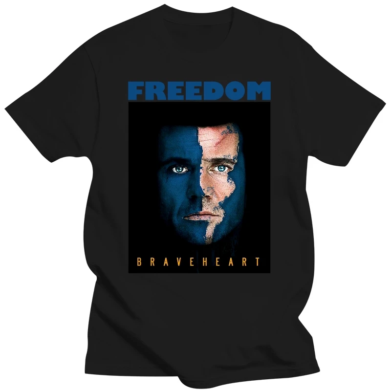 Braveheart Scottish Freedom. T-shirt. Scotland The Brave.