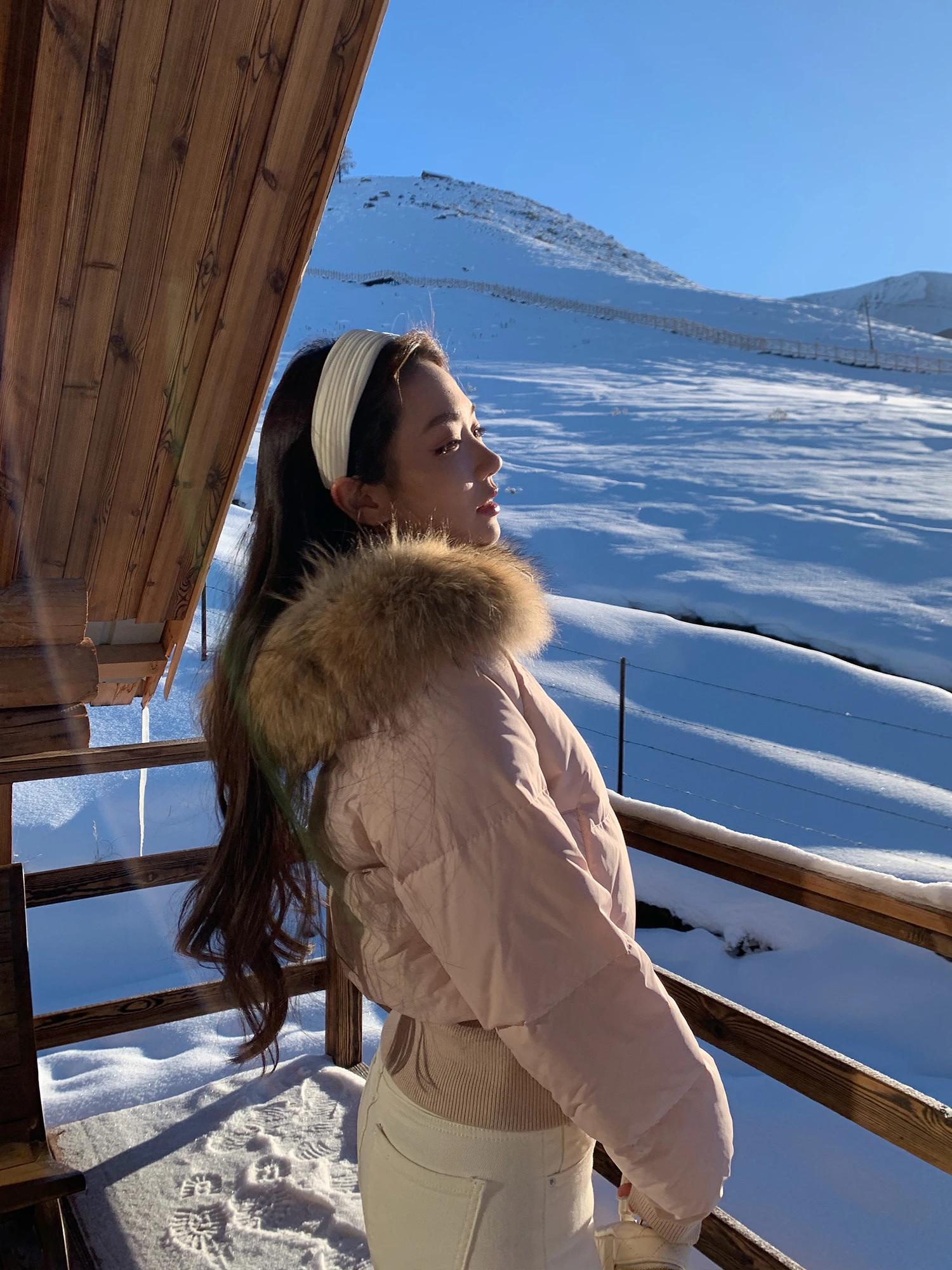 

Pusumede Detachable Fur Collar | Real Fur Collar 90 White Du down Jaet Women Warm ort Hooded down Coat