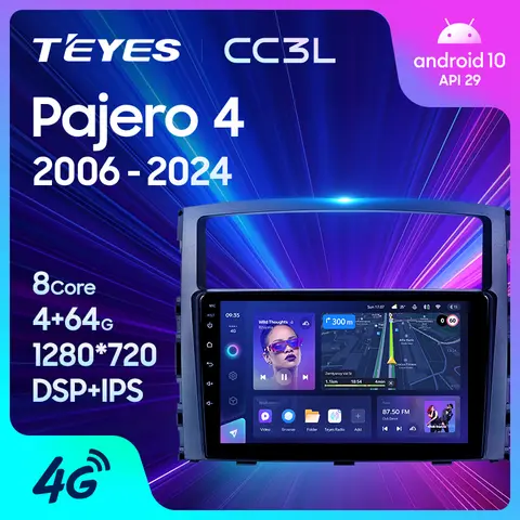 WIFI Car Stereo for Mitsubishi Pajero 2006-2024 TEyes