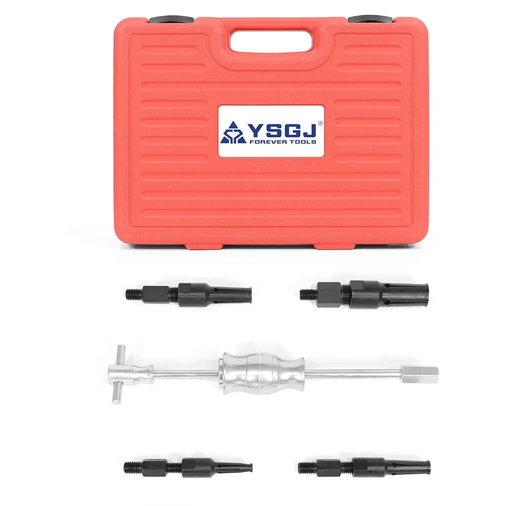 

5 шт., съемник внутреннего подшипника, набор скользящих молотков, внешний ремонтный комплект для снятия съемника подшипников с внутренним отверстием для обслуживания