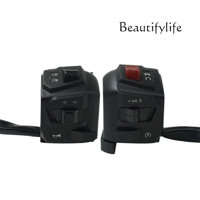 YJ Motorcycle Left Right Handlebar Switch With Light For PULSAR200 NS Modified Replacement Part