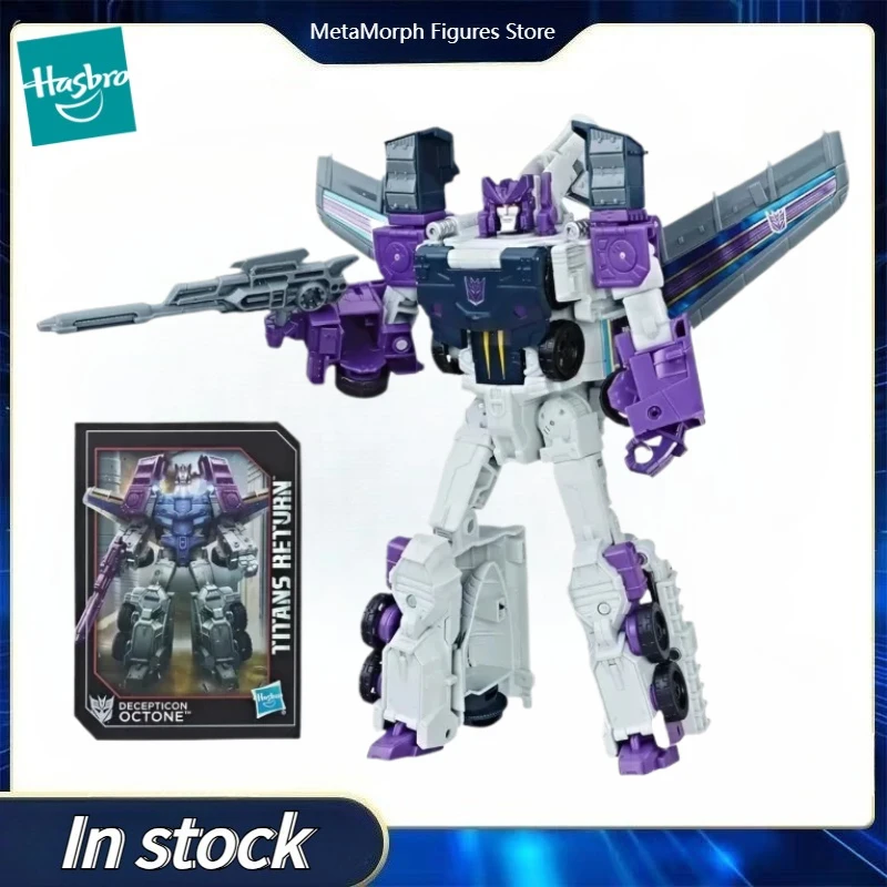 Origineel Hasbro Transformers Toys GENERATIONS TITANS RETURN MURK DECEPTICON OCTONE Anime Figure Collection Model