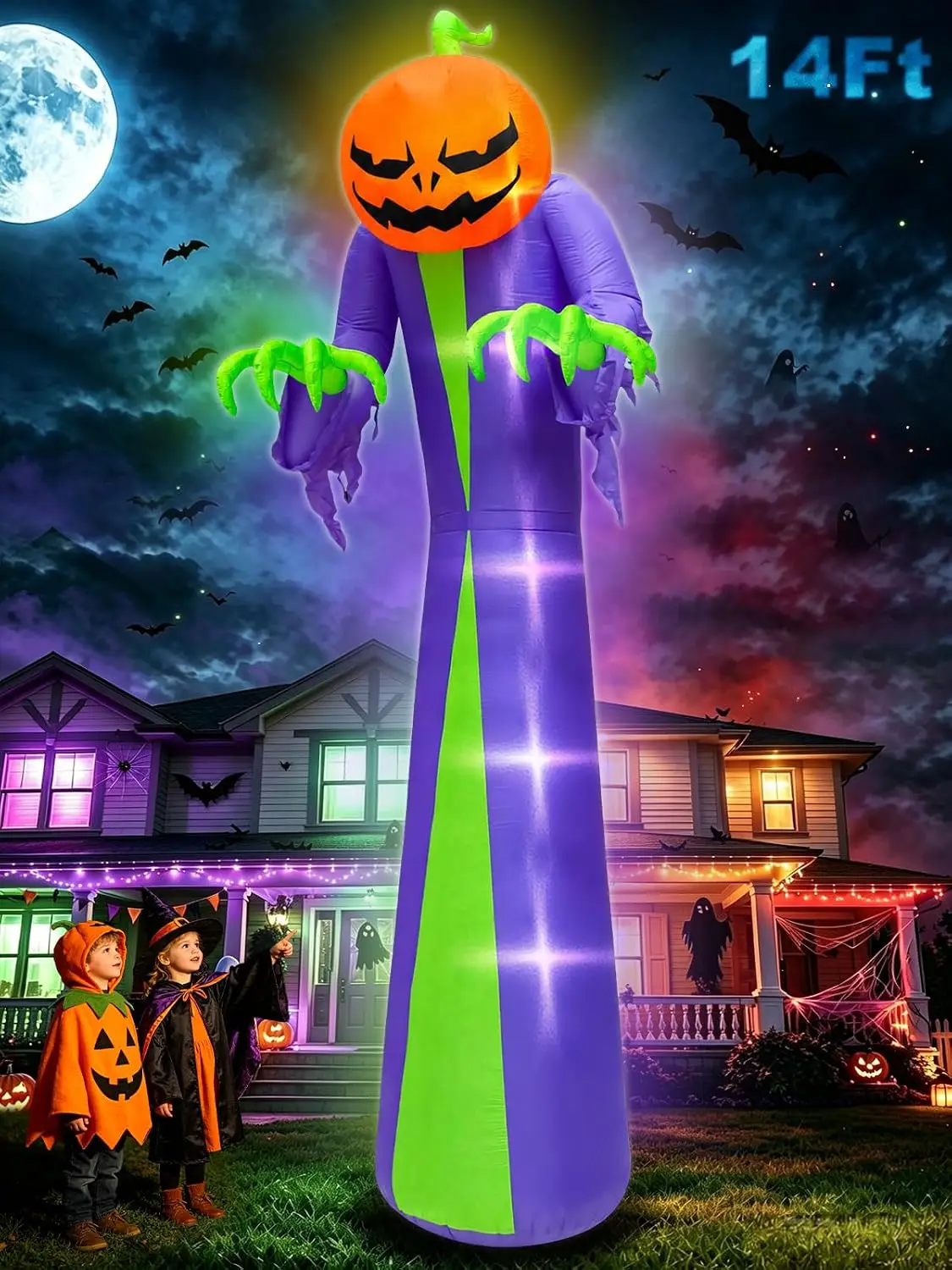 Halloween Giant Inflatable Pumpkin Outdoor Decoration