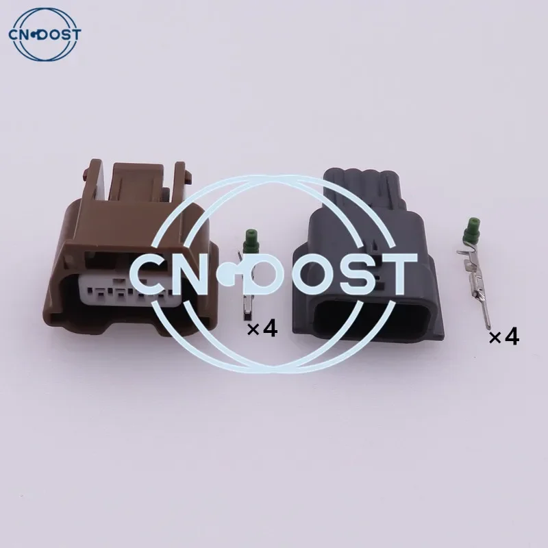 

1 комплект, 4-контактный 7283-8857-80 7287-8454-10, разъем для автоматического датчика столкновений, разъем переменного тока в сборе, автомобильный электромагнитный клапан, пробка для Subaru Toyota