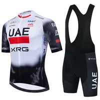 Conjunto de Jersey de Ciclismo del equipo de los Emiratos Árabes Unidos, uniforme para bicicleta de montaña de verano 2025, Ropa transpirable para bicicleta, traje, Ropa de Ciclismo, Maillot para Hombre