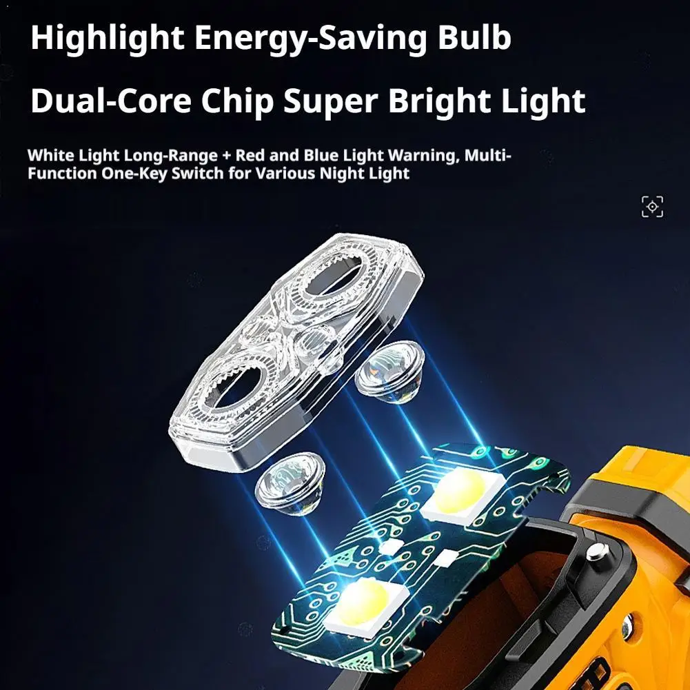 LED Headlamp Powerfull Mini LED Light Waterproof Head Torch Camping Hunting Flashlight AAA Battery