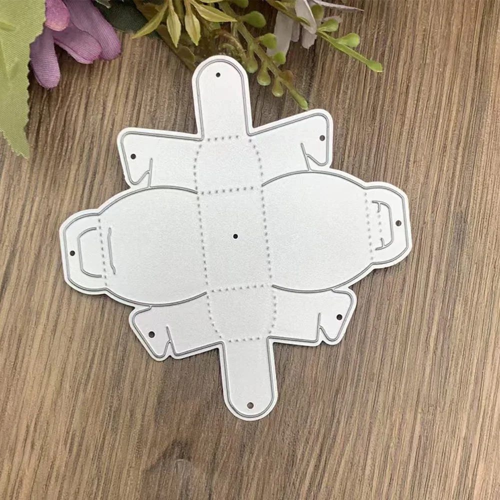 Foldable Gift Box Shape Metal Cutting Dies DIY Candy Package Box Scrapbooking Card Craft Dies
