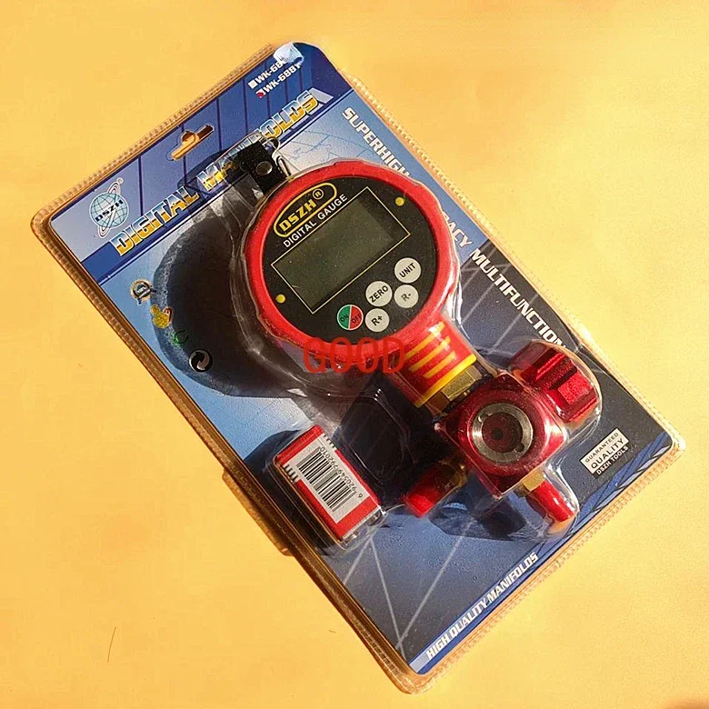 WK-6881 Elektronische Fluorination Form Tabelle Digital Display Flüssigkeit Füllung Meter Kopf Manometer