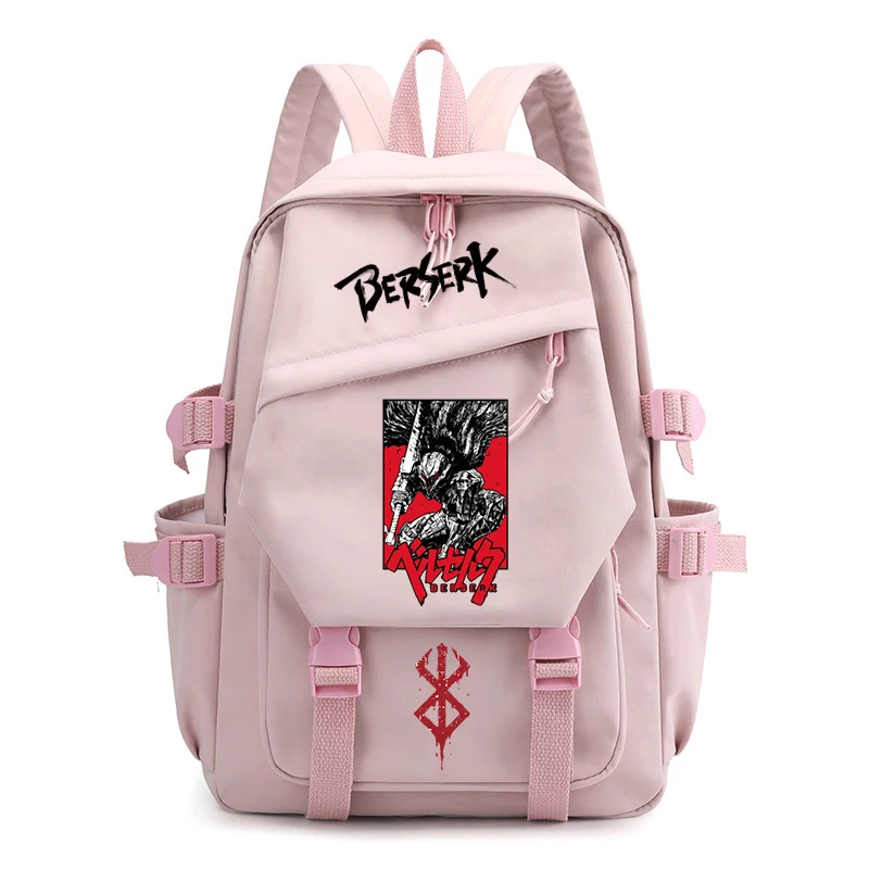 Manga Anime Berserk Graphic Canvas Laptop Backpack Teenager School Bag High Quality Student Backpacks Boy Girl Fashion Schoolbag
