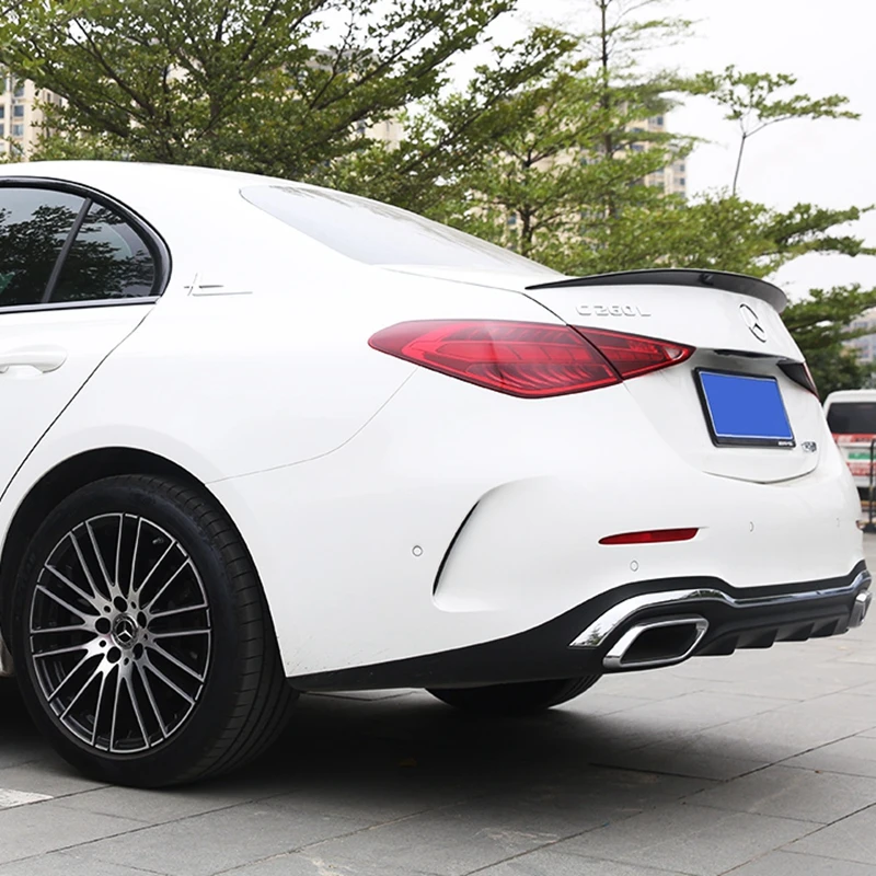 

Для Mercedes W206 седан C-Class C200 C260 AMG стиль Высокое качество спойлер из углеродного волокна автомобильный спойлер на заднее крыло 2021+