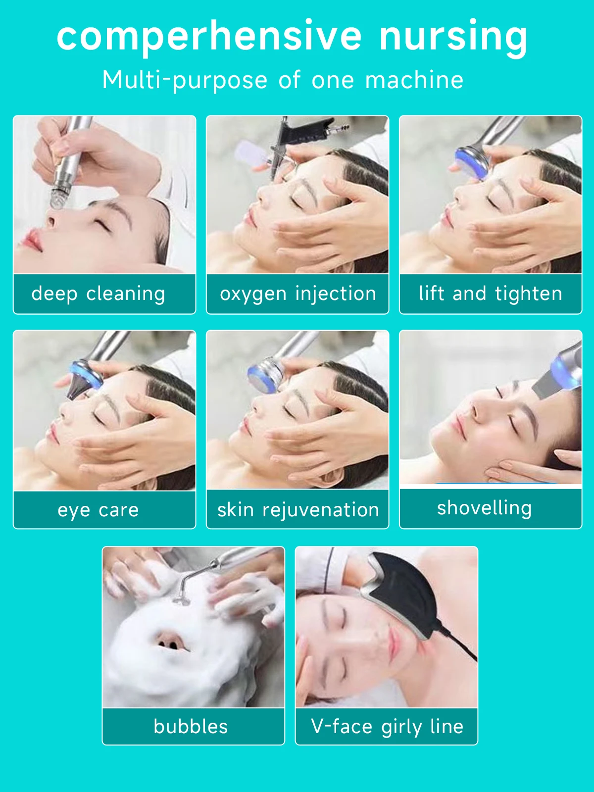 MEISIKANG 10 IN 1 Hydropeeling Machine Hydrodermabrasion Professional Hidrifting H2o2 Lift Skin Facial Aqua Peeling Device