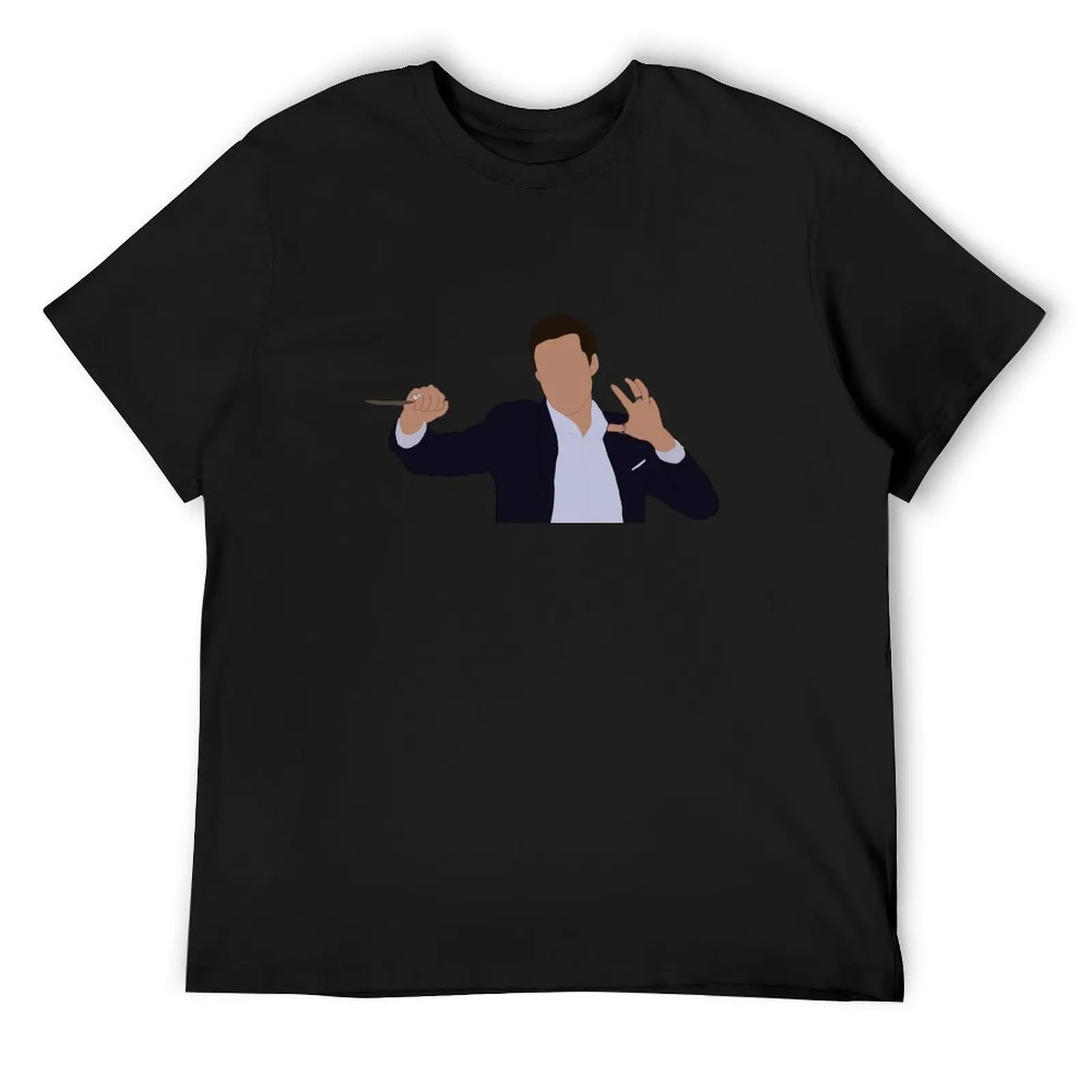 

Kai Parker tvd T-Shirt oversizeds rapper graphic tees cute clothes Men's t-shirt