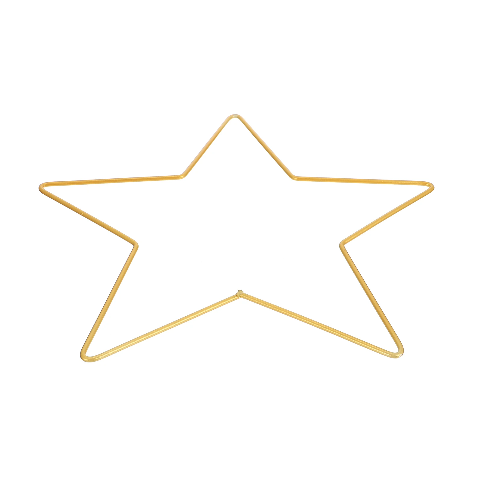 

30CMx3MM Metal Pentagram Star Decor Frame for Wall Hanging Christmas Party DIY Craft Home Office Wedding Anniversary