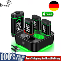 Rechargeable Battery for Xbox One Controller 4 x 3600mWh Battery for Xbox One/Xbox Series X/S Charging Accessories  ﻿