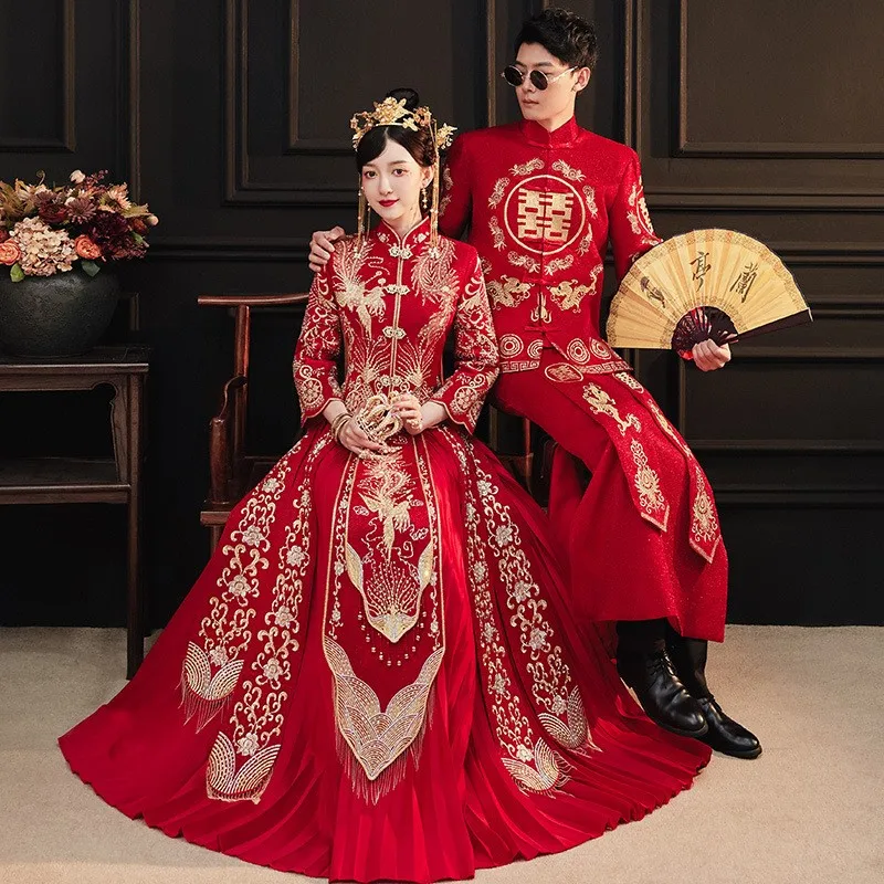 New style dragon and phoenix Chinese-style clothing